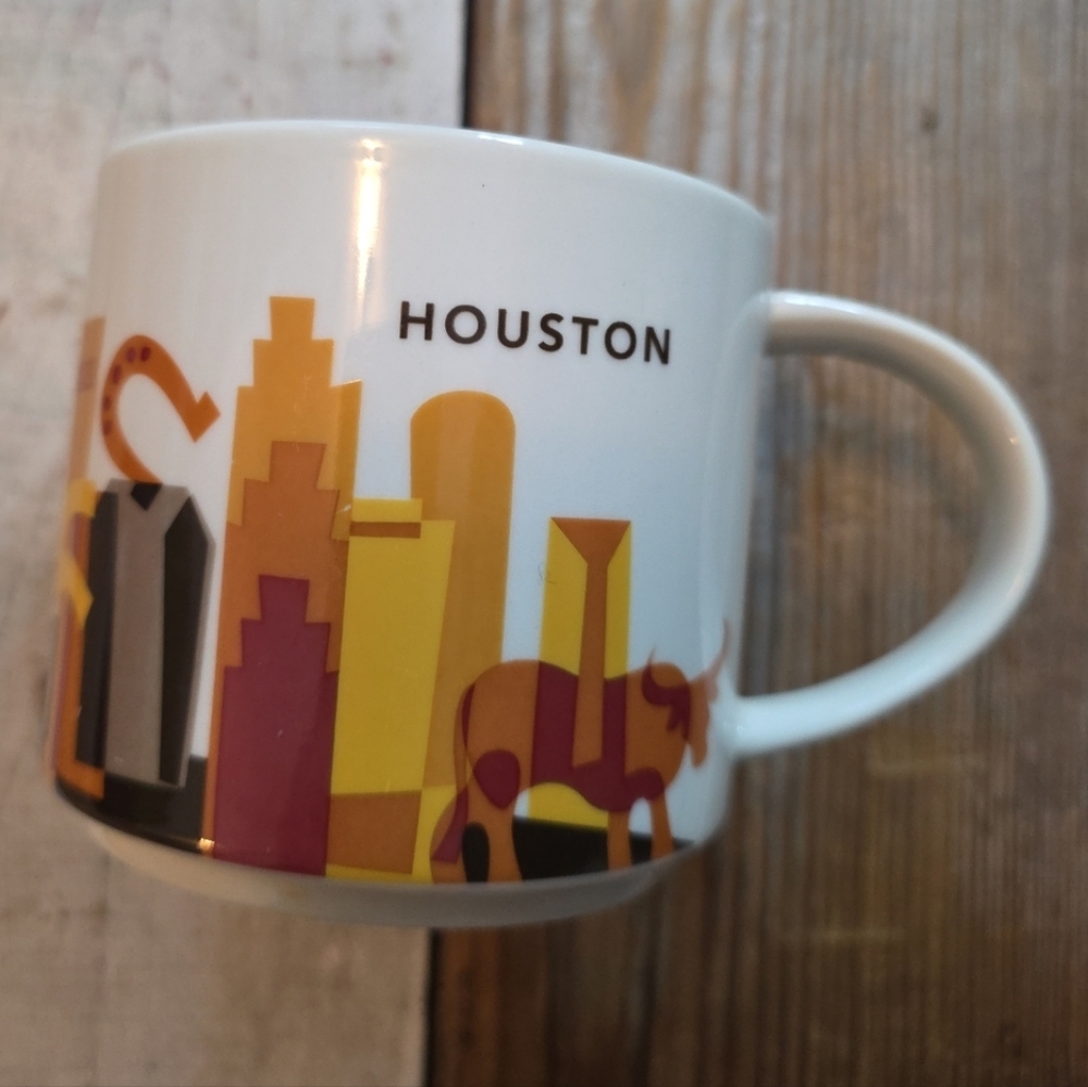 Starbucks You Are Here Collection HOUSTON TX Coffee Mug 14oz Ceramic 2016